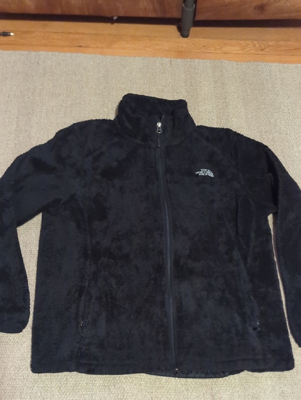 Women's The North Face Black Osito Fleece Jacket Size XL